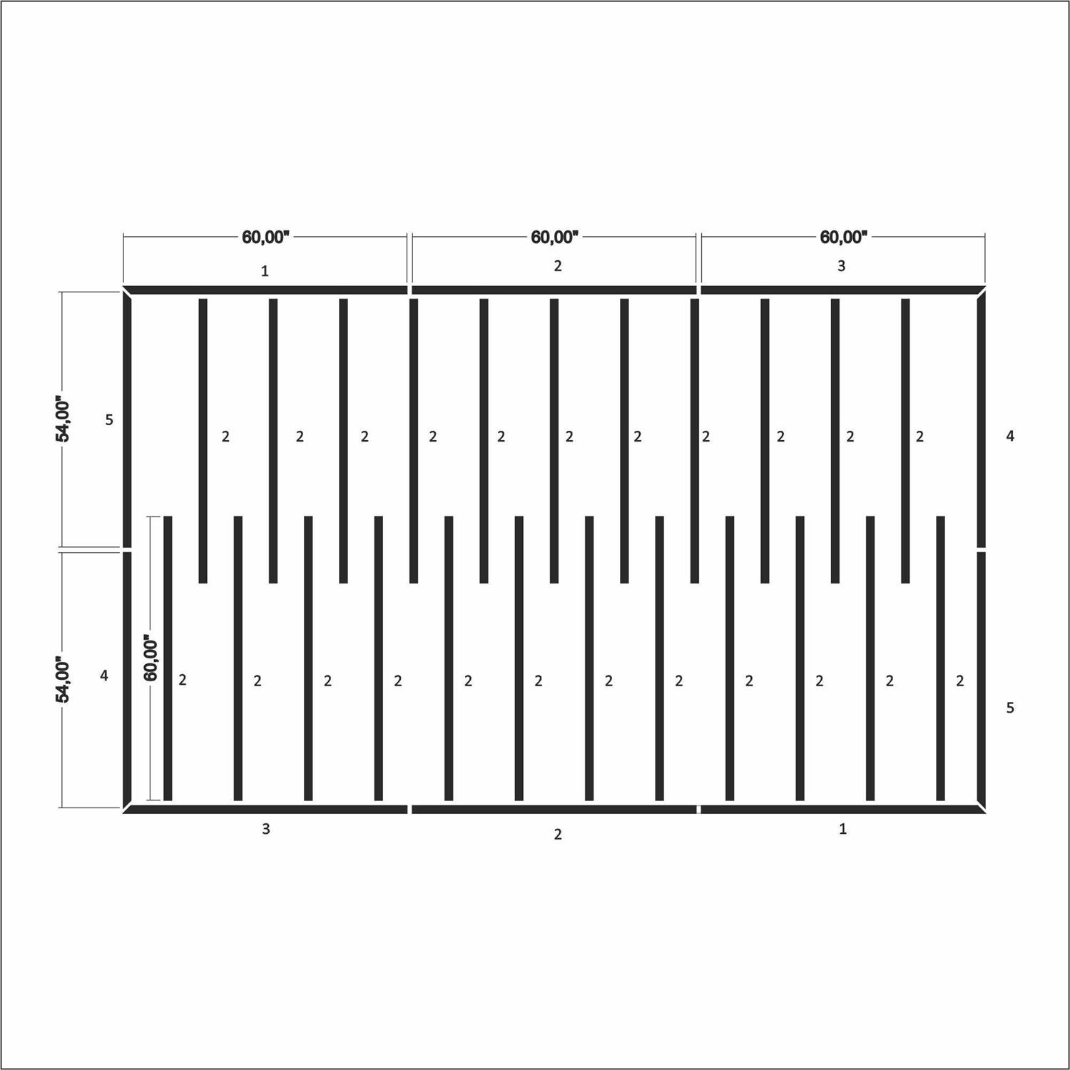 Pre-cut Flat Wall Molding Kit for Living Areas - Image 4