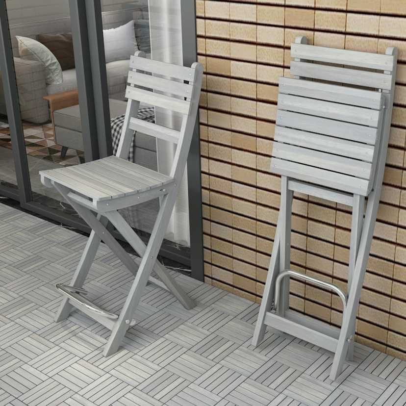 Interbuild 1 ft. x 1 ft. Interlocking Solid Hardwood Acacia Deck Tile - Image 3