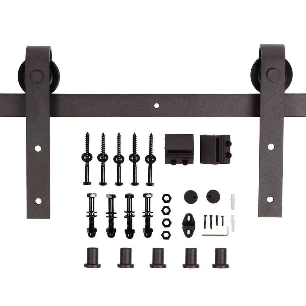 Coast Sequoia INC K Series 84 DIY Knotty Pine Wood Sliding Barn Door with Hardware Kit - Image 3
