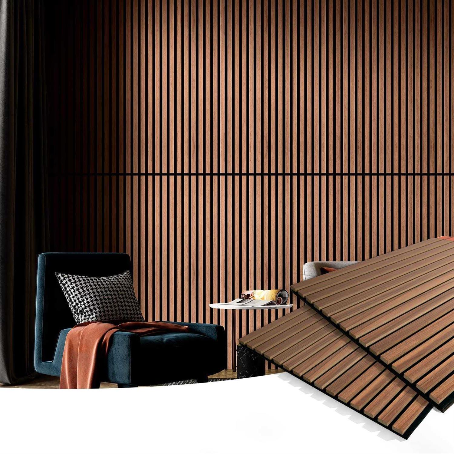 Art3d 2 Wood Slat Acoustic Panels for Wall and Ceiling - Image 4