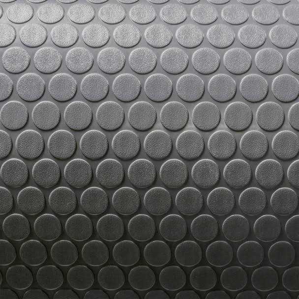 RecPro Nickel Pattern RV Flooring Black 8' Wide - Image 5