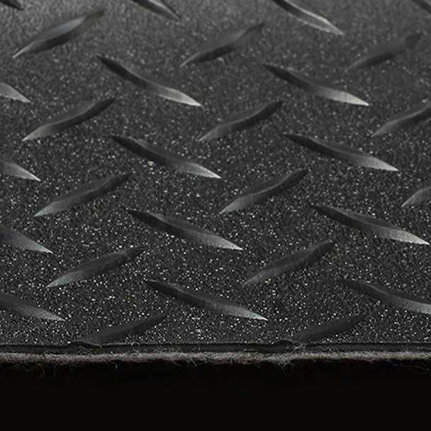 RecPro Nickel Pattern RV Flooring Black 8' Wide - Image 5