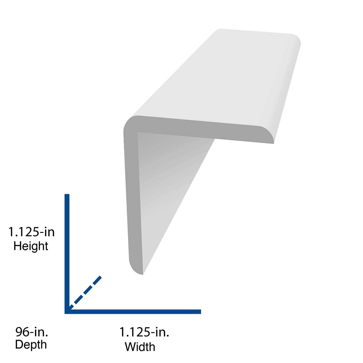 Lowe's 96-in PVC in White | 0771908001 - Image 3