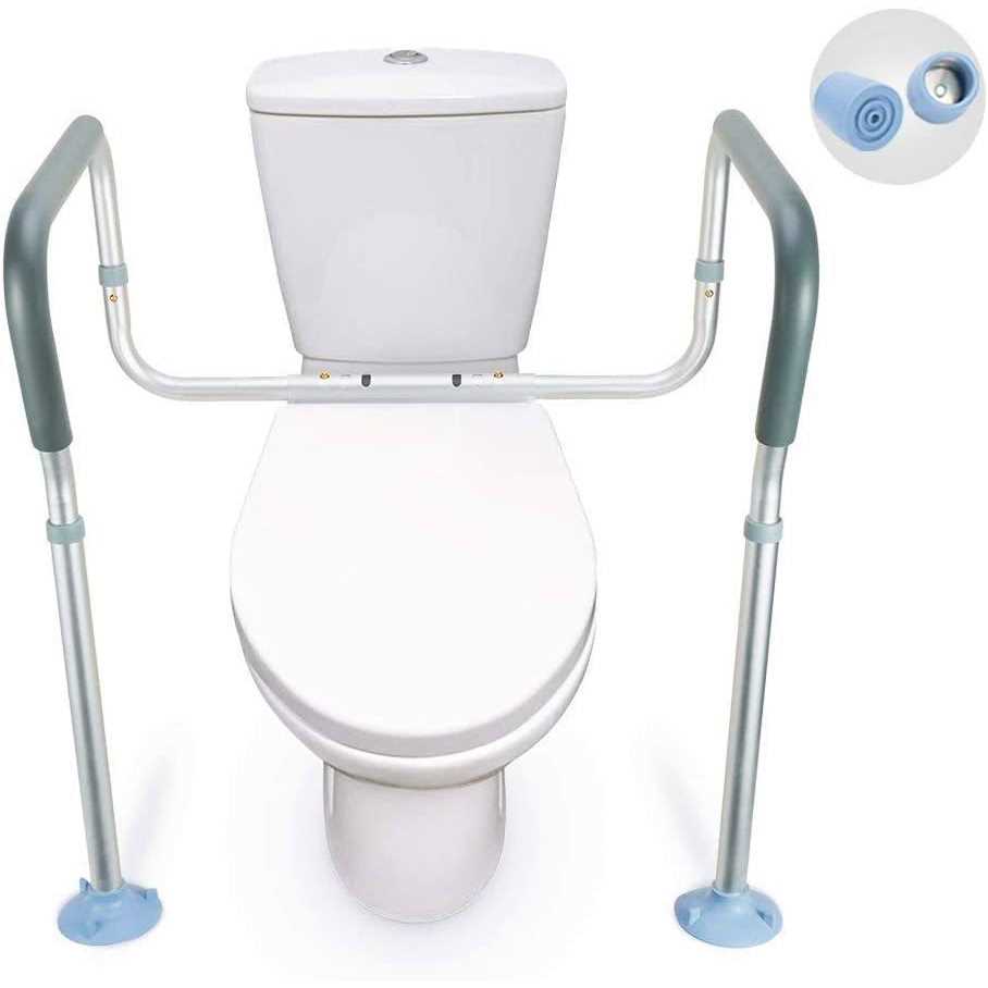 Oasisspace Stand Alone Toilet Safety Rail Heavy Duty Medical Toilet Safety Frame for Elderly Handicap and Disabled - Image 3