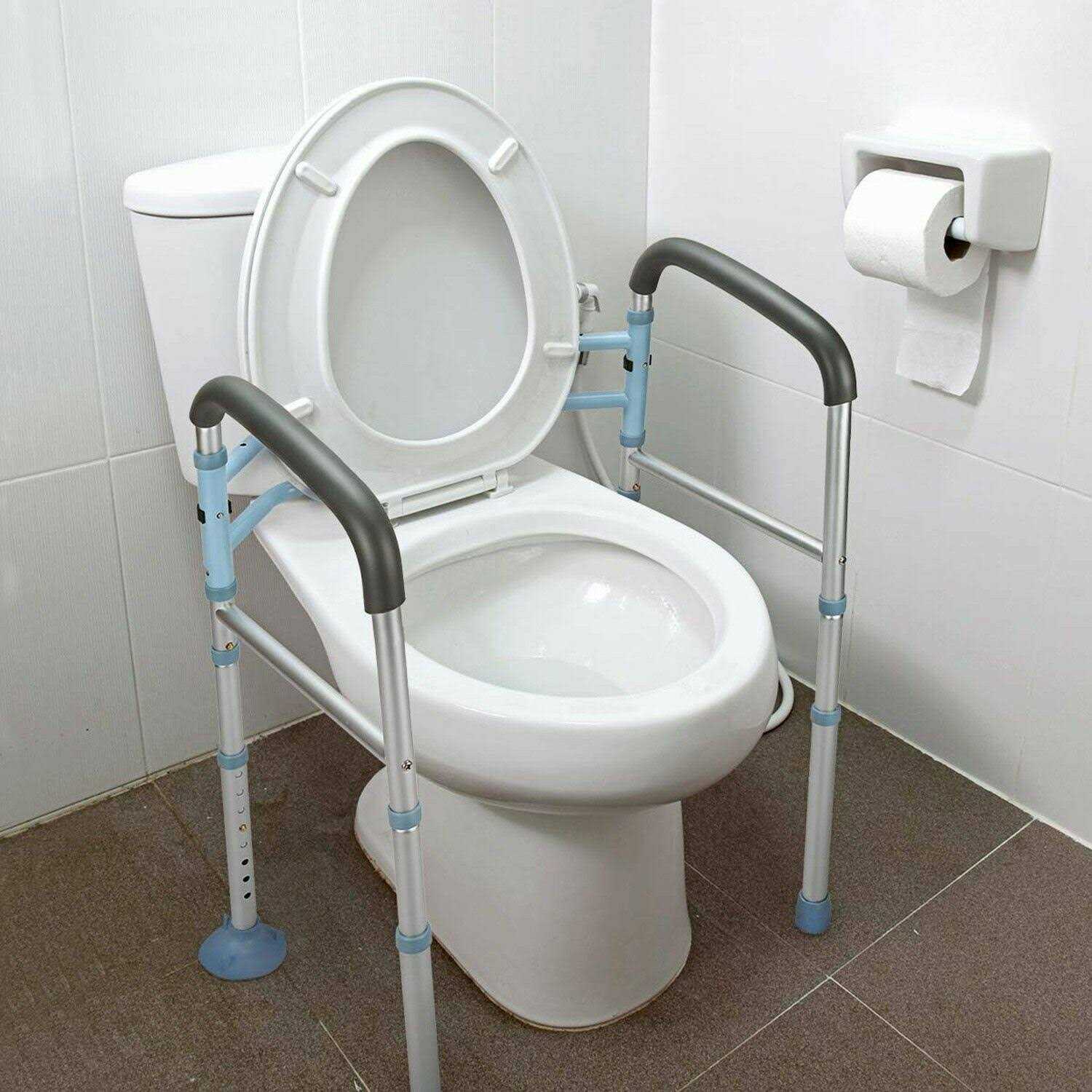 Oasisspace Stand Alone Toilet Safety Rail Heavy Duty Medical Toilet Safety Frame for Elderly Handicap and Disabled - Image 4