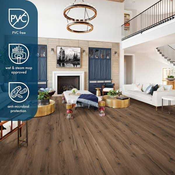 Lifeproof 7.6 in. W x 50.6 in. L Waterproof Hybrid Resilient Flooring - Image 4