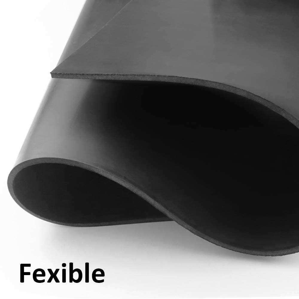 VUAOHIY Neoprene Rubber Strips Solid Rubber Rolls Neoprene Solid Rubber Sheet for DIY Gasket - Image 4