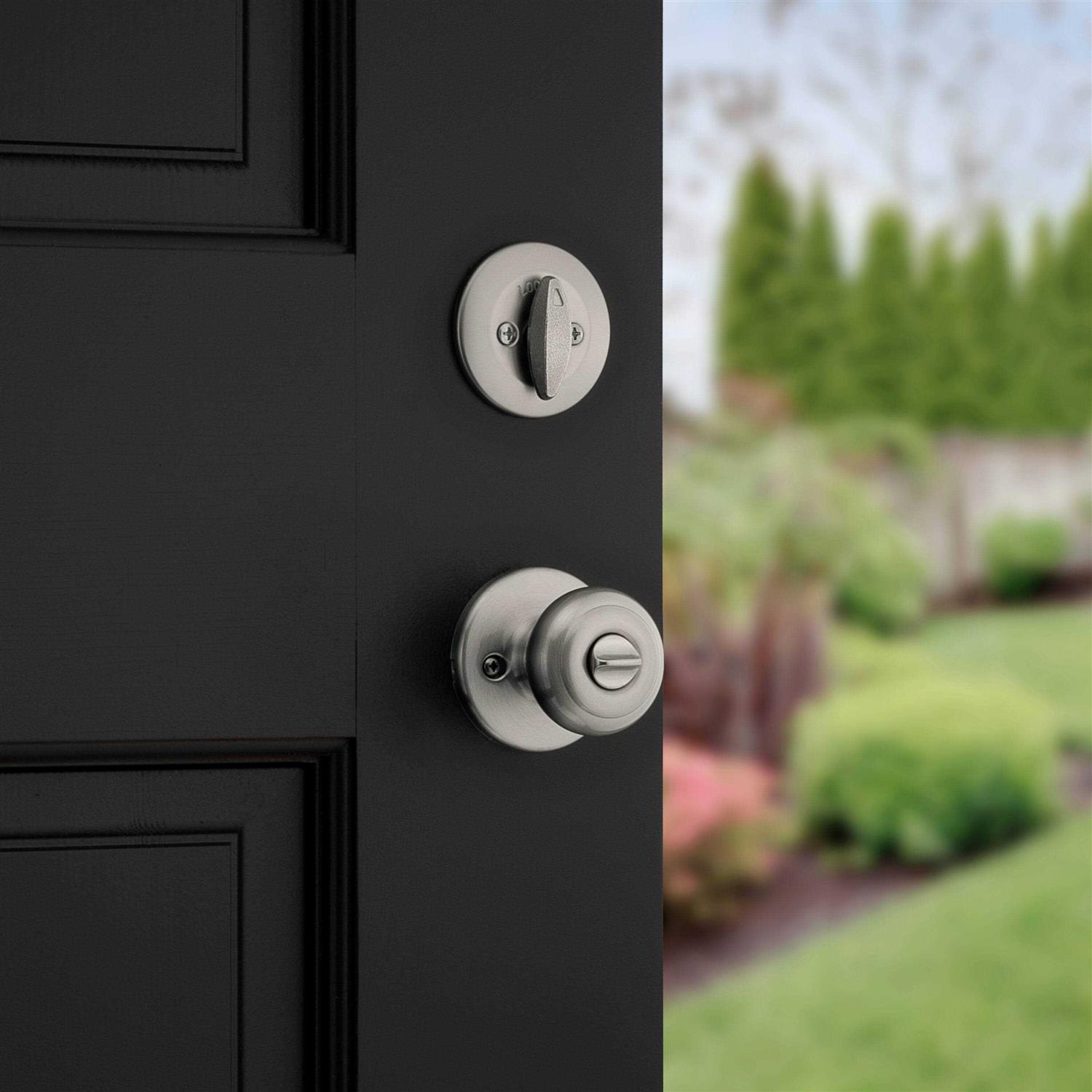 Kwikset Cove 92420-059 Entry Knob and Single Cylinder Deadbolt - Image 5