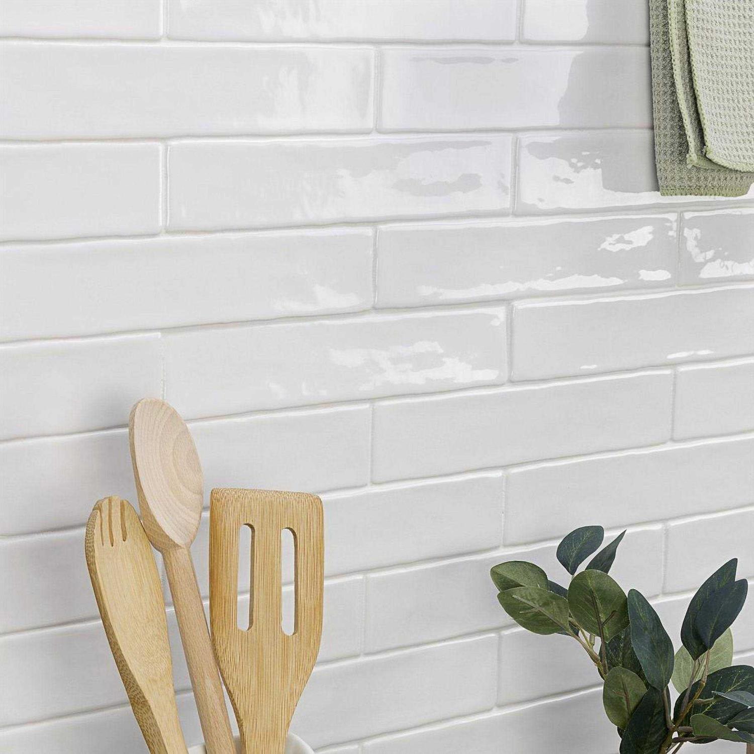 Ivy Hill Tile Newport White 2 in. x 10 in. Polished Ceramic Subway Wall Tile - Image 3