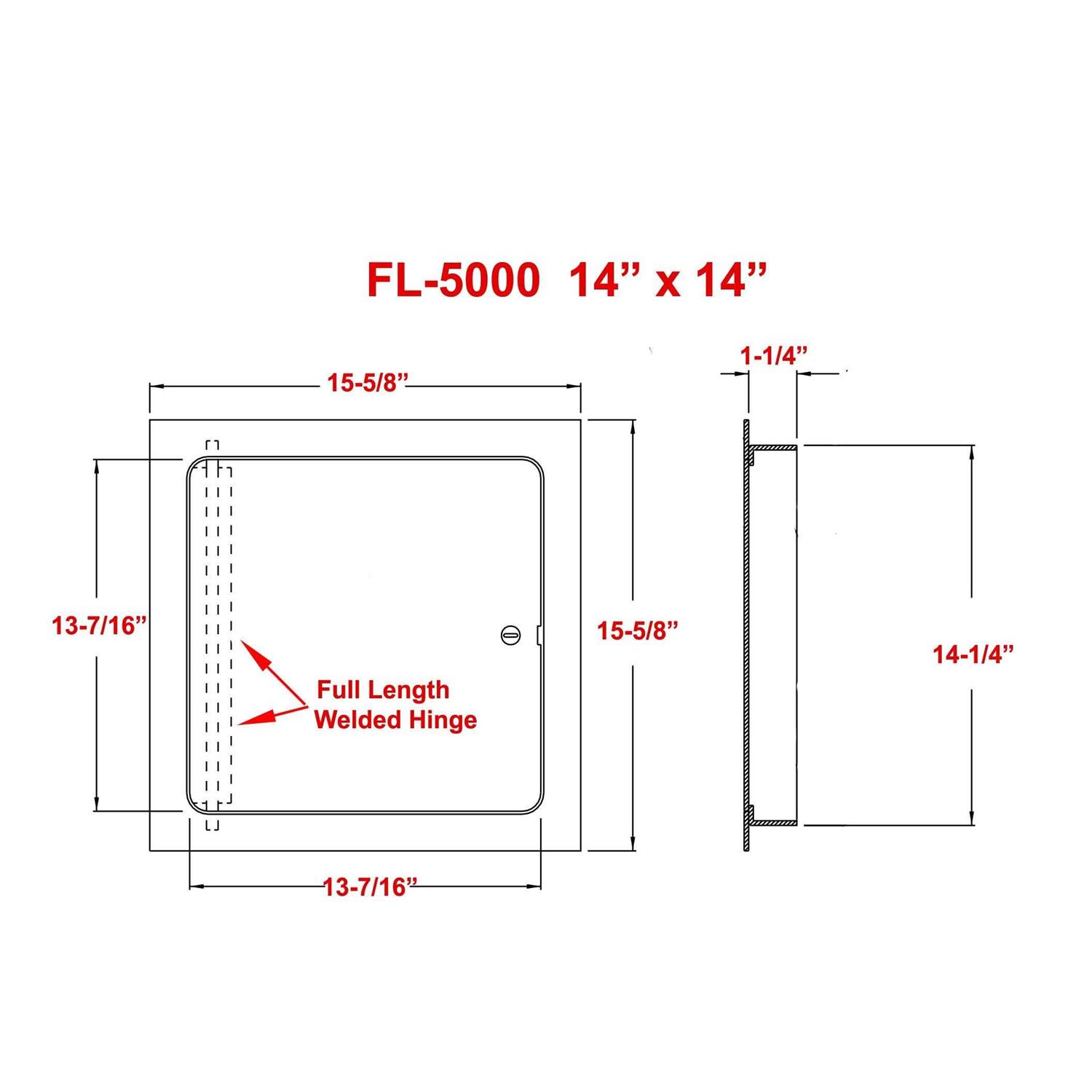 Premier 5000 Series Commercial Grade Steel Access Door - Image 5