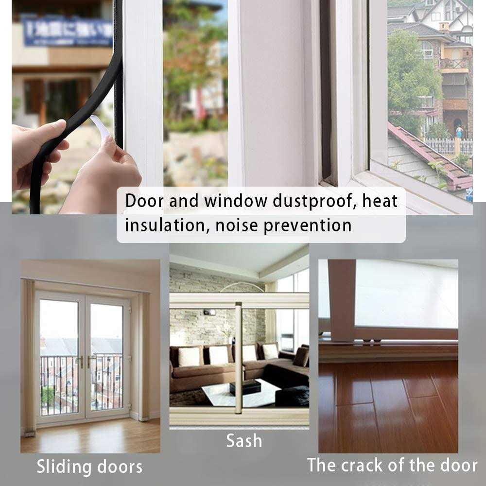 DGSL Foam Insulation Tape, Weather Stripping Door Seal Strip For Doors And Windows,Sliding Door,Sound Proof Soundproofing Door Seal,Weatherstrip,Air - Image 5