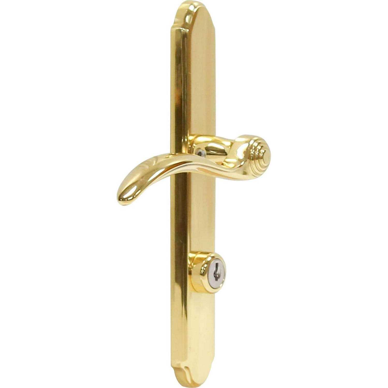Larson Screen Away Bright Brass Zinc Mortise Latch - Image 5