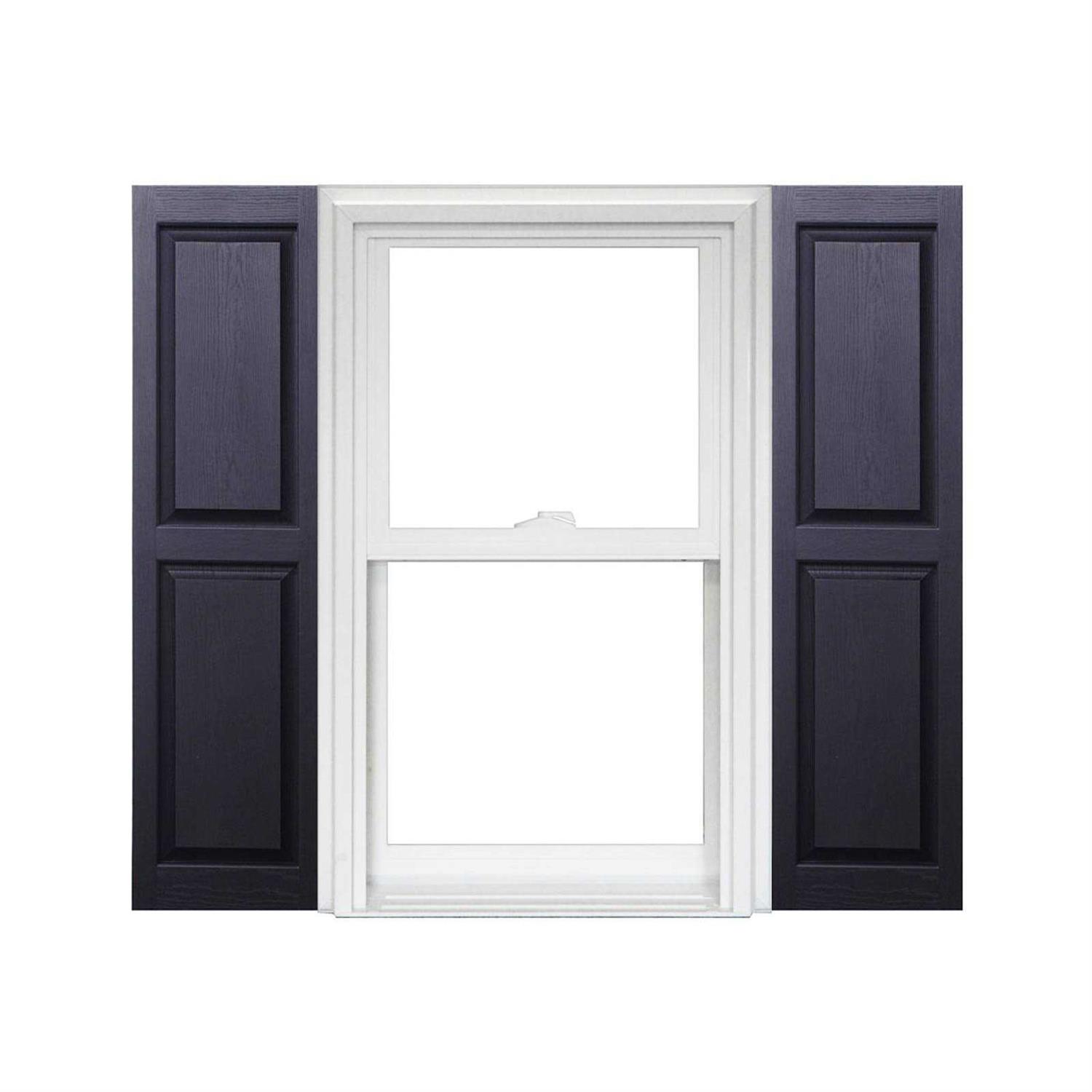 Homeside Raised Panel Vinyl Shutters in Stock Now