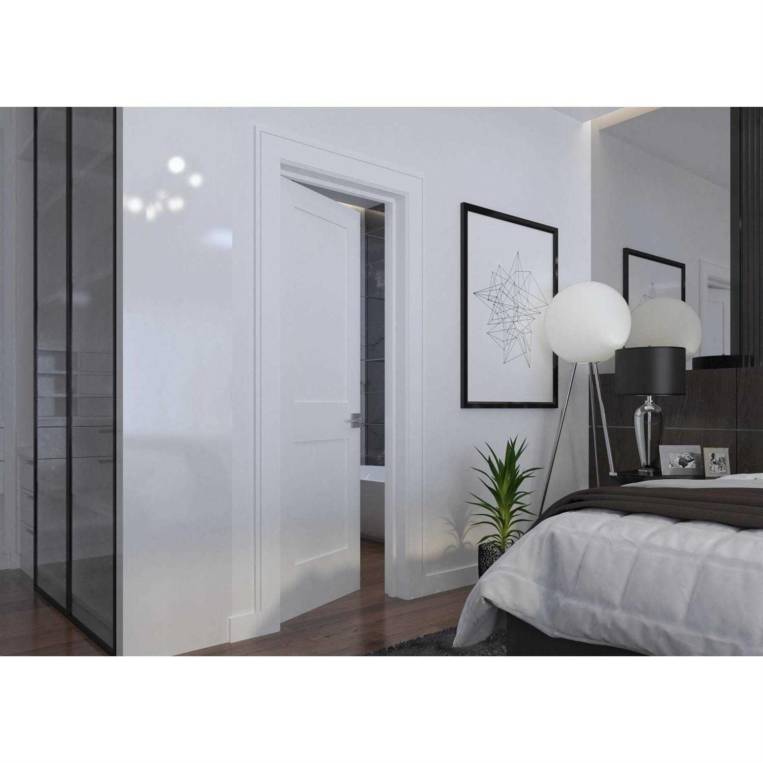 Double Panel Solid Core Primed Interior Door Reso - Image 3