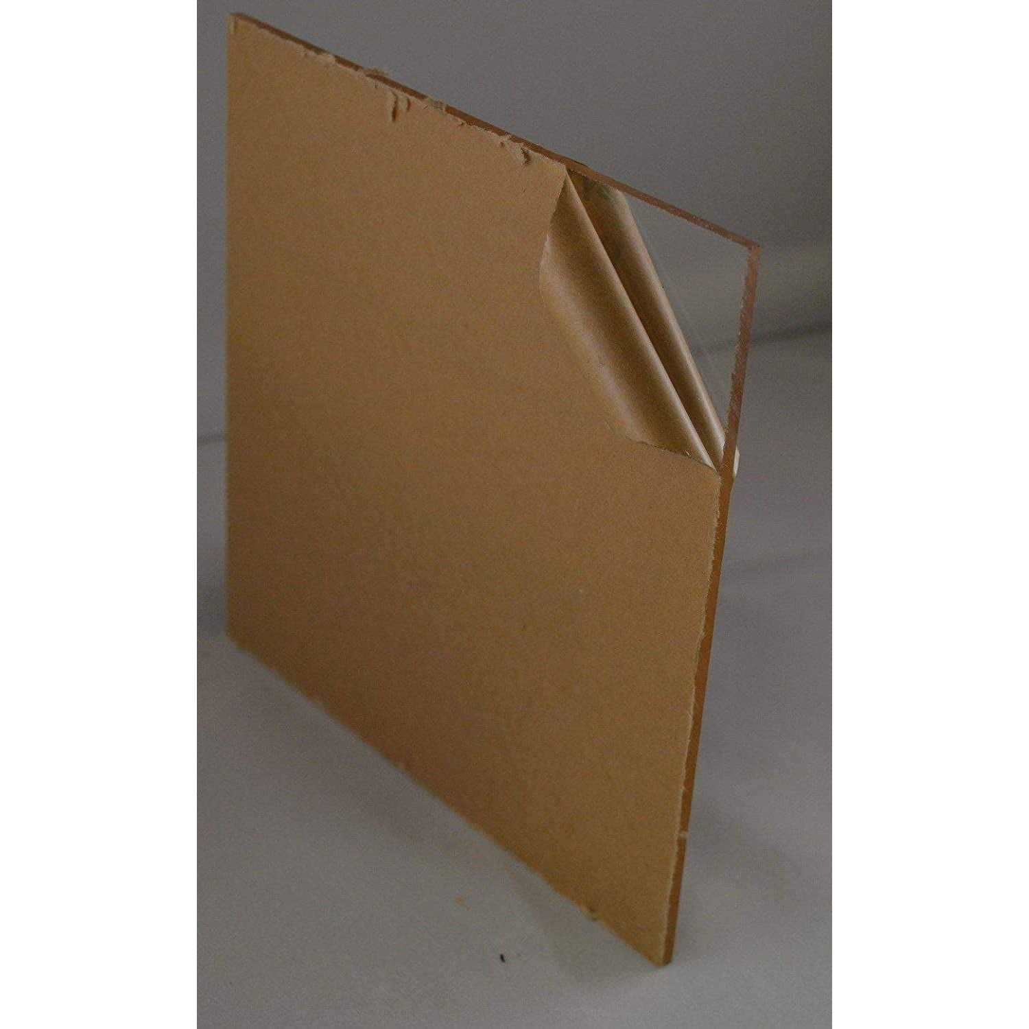 Clear Acrylic Sheet Cast Plexiglass Thick Nominal Size AZM - Image 3