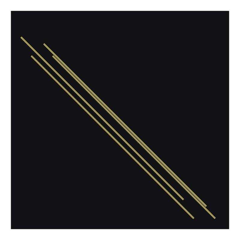 Brass Round Rod Favordrory 4pcs Brass Round Rods Lathe Bar Stock - Image 2