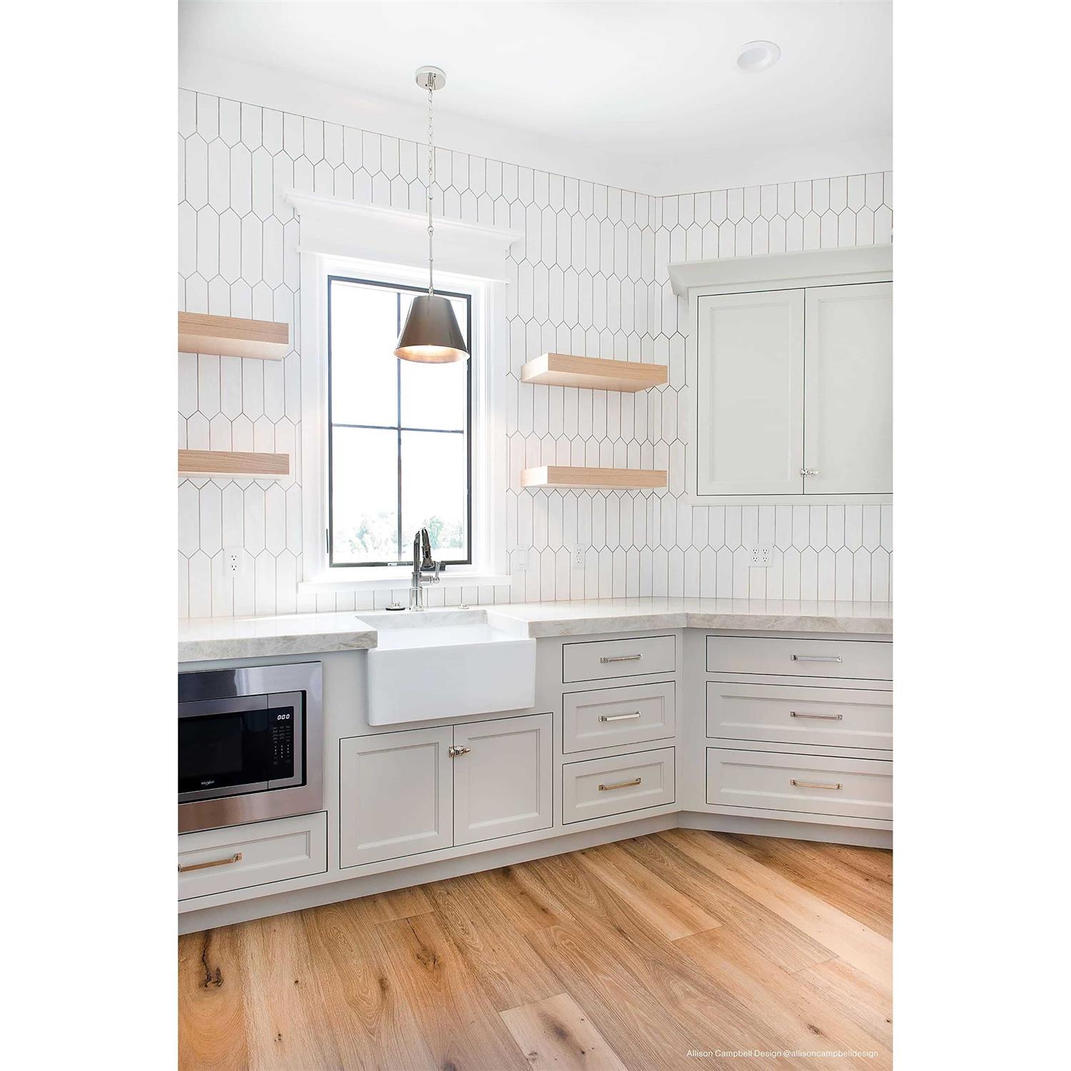 Bedrosians Reine Matte Picket Ceramic Tile 3 x 12 - Image 4