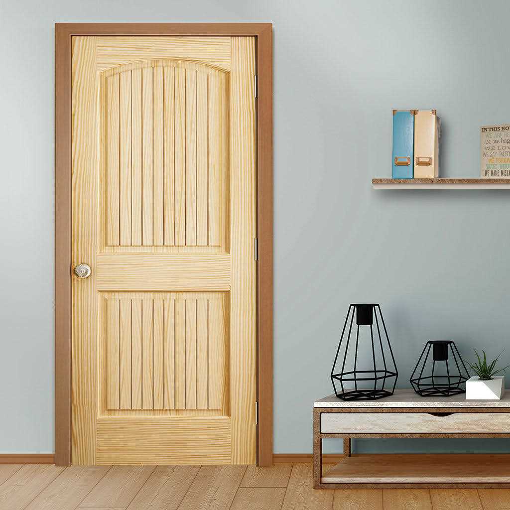 Kimberly Bay Paneled Solid Wood Unfinished Colonial Standard Door - Image 3