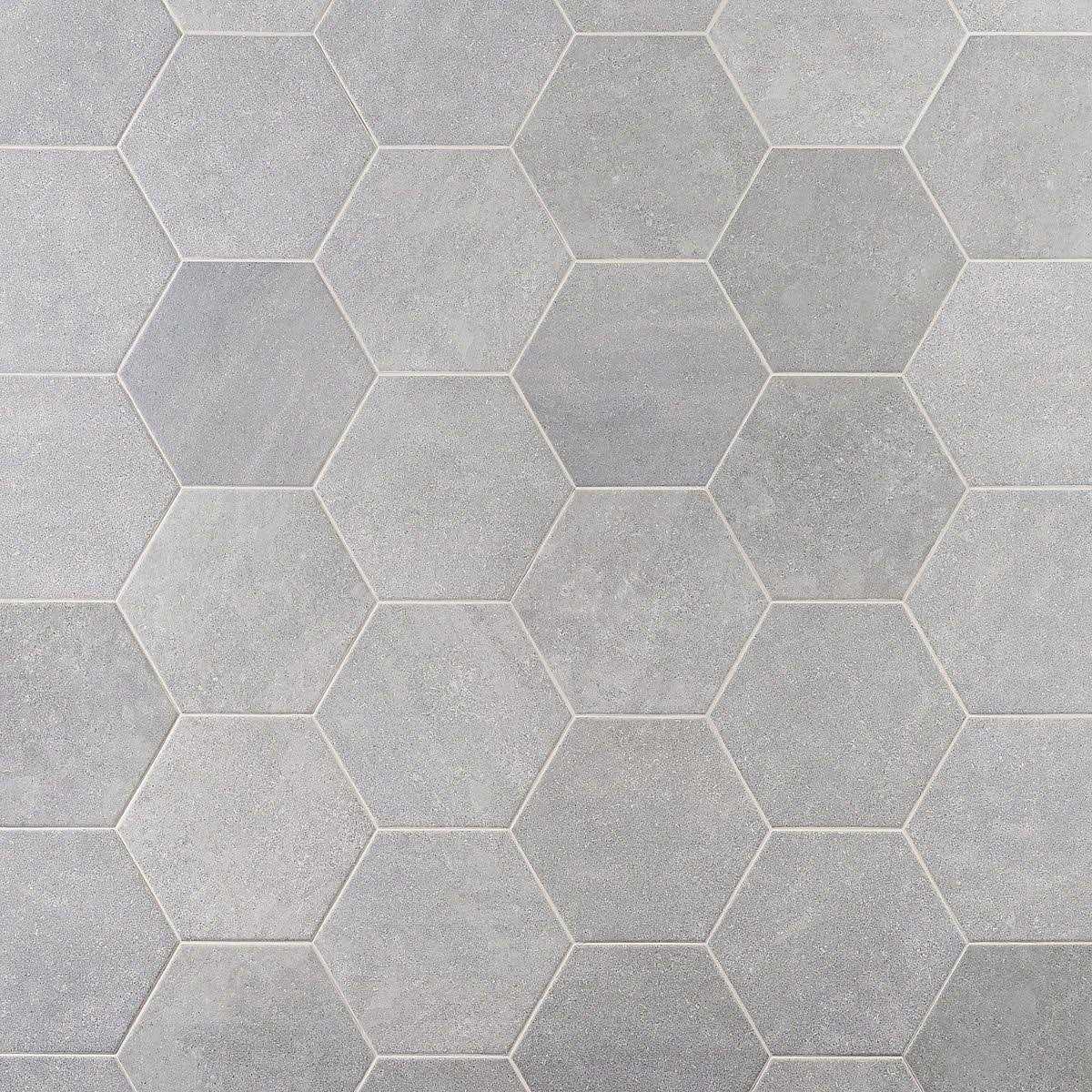 Ivy Hill Tile Sanskrit Black 9 in. Hex Matte Porcelain Floor and Wall Tile - Image 5
