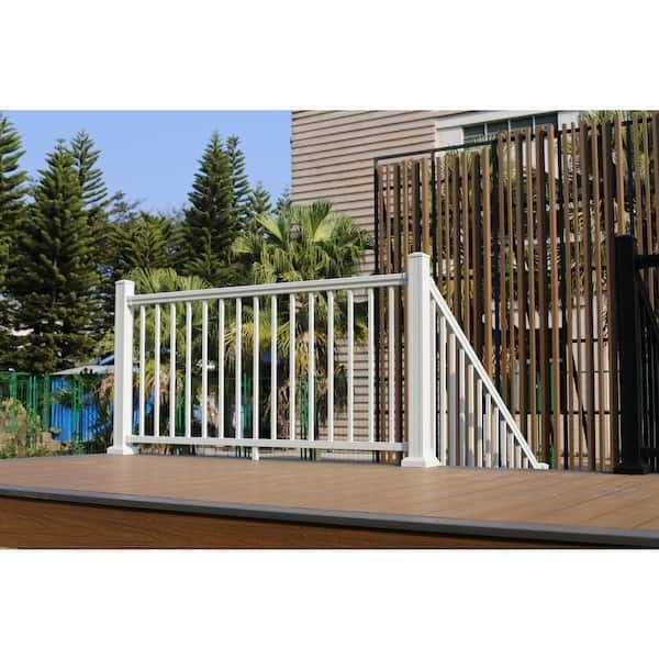 NewTechWood Allure 72 in. x 36 Aluminum Preassembled Railing Kit - Image 3