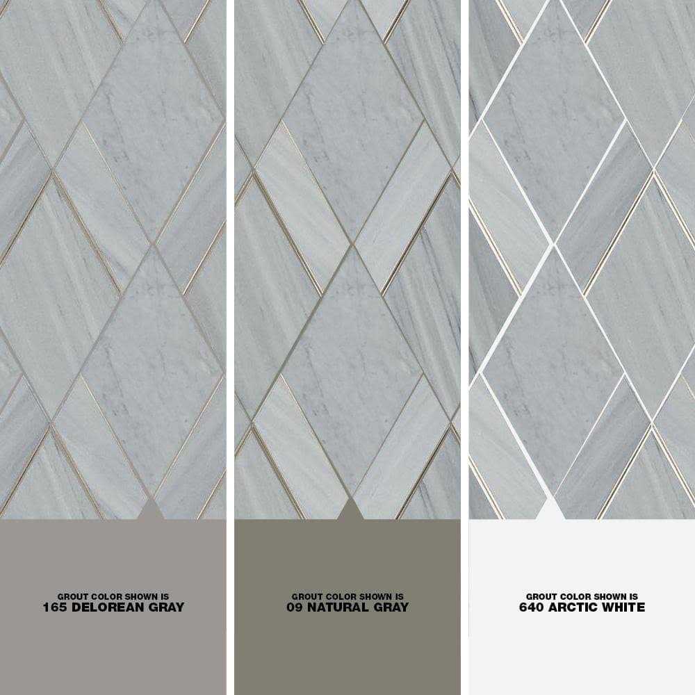 Ivy Hill Tile Mehko 11.81 in. x 14.96 in. Polished Marble and Brass Wall Tile - Image 5