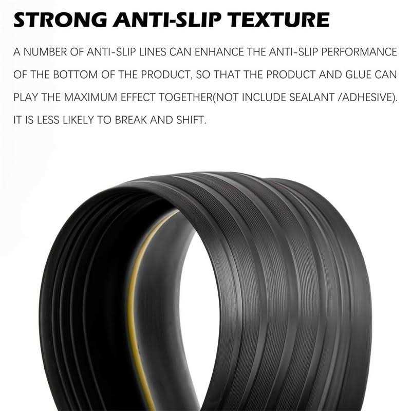 Papillon Universal Garage Door Bottom Threshold Seal Strip,Weatherproof Rubber DIY Weather Stripping Replacement - Image 4