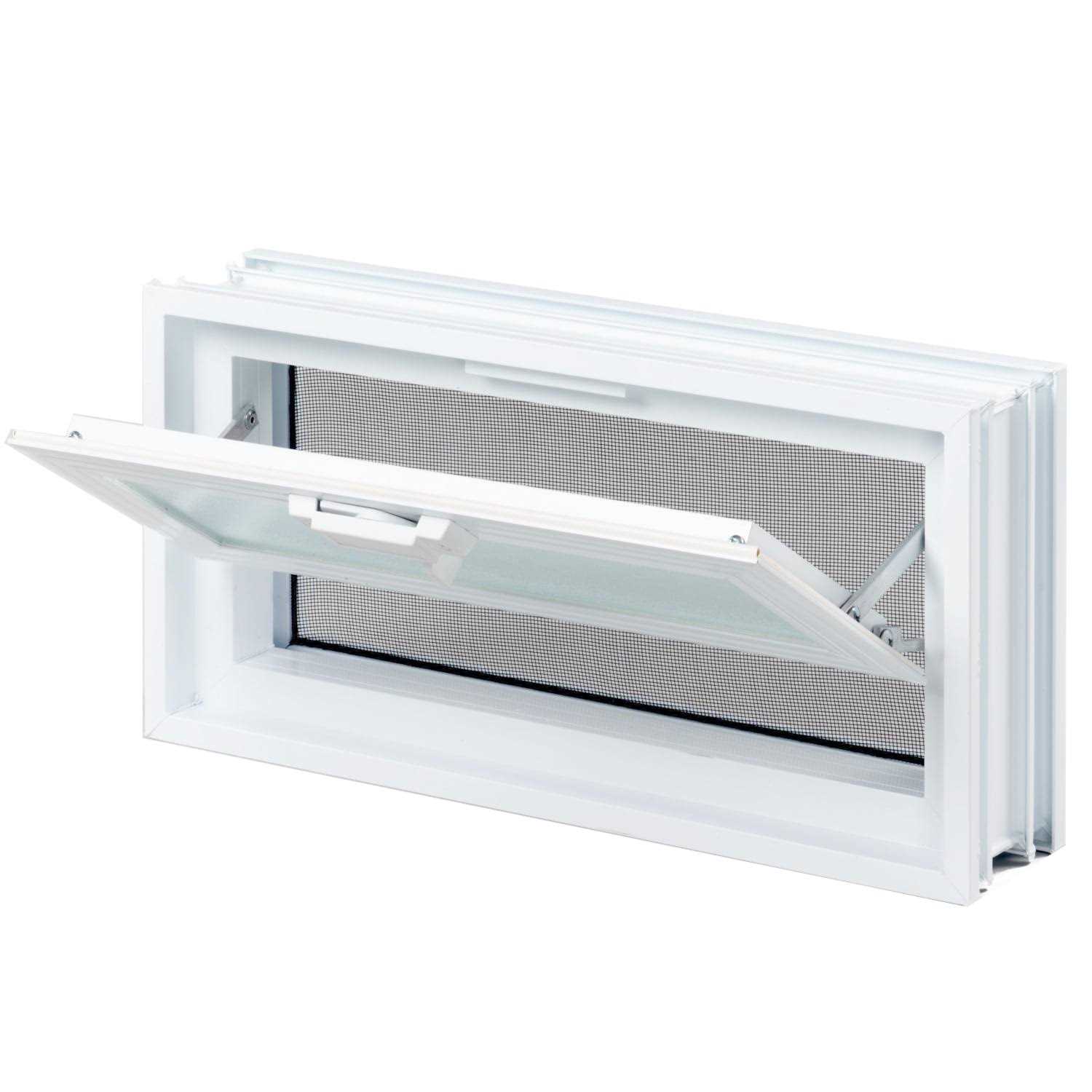 REDI2SET Ice Pattern Frameless Replacement Glass Block Window - Image 3