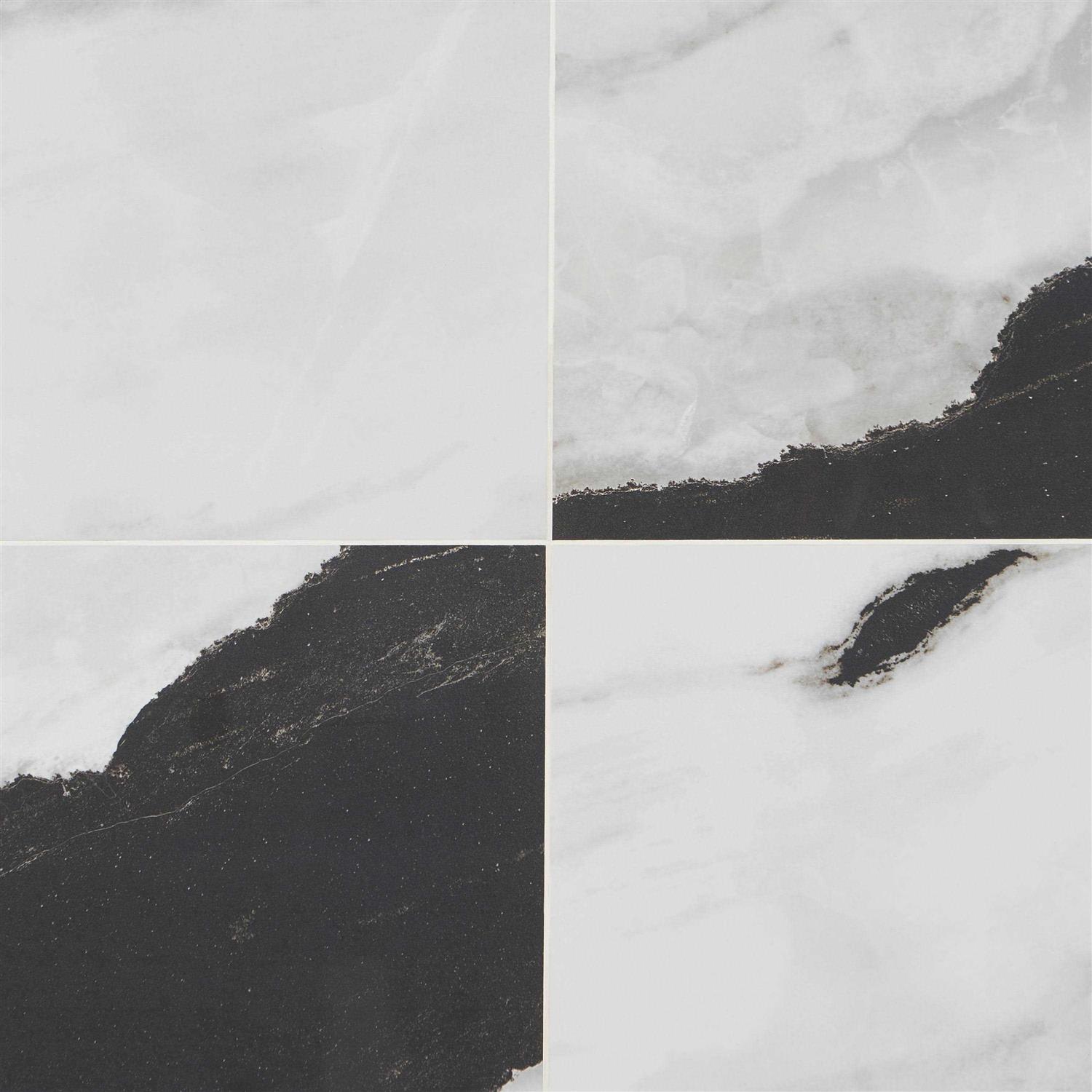 Saroshi 24 Polished Marble Look Porcelain Floor and Wall Tile Ivy Hill Tile - Image 3