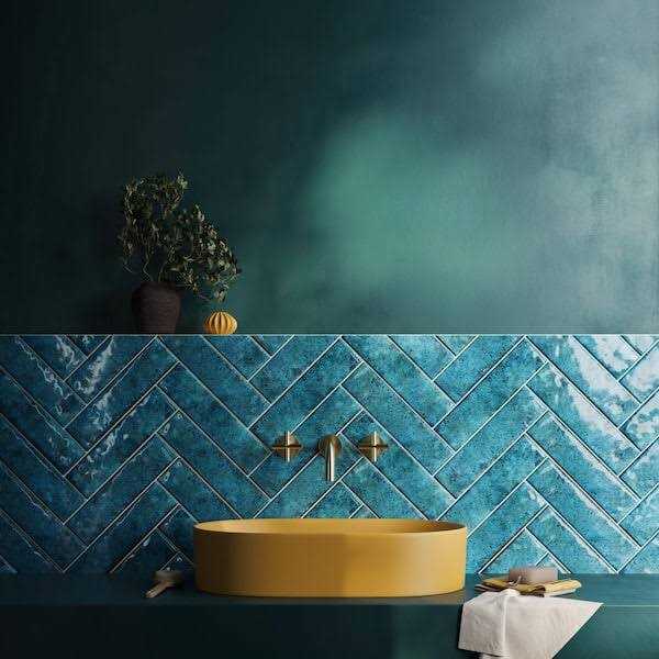 Ivy Hill Tile Moze Blue 3 in. x 12 in. 9 mm Ceramic Wall Tile - Image 4
