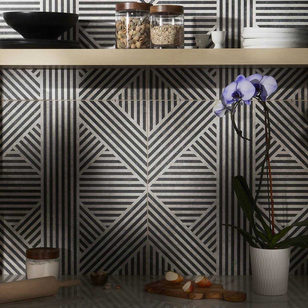 Bond Tile Tribeca Black 24 in. x 24 in. Matte Porcelain Floor and Wall Tile - Image 4