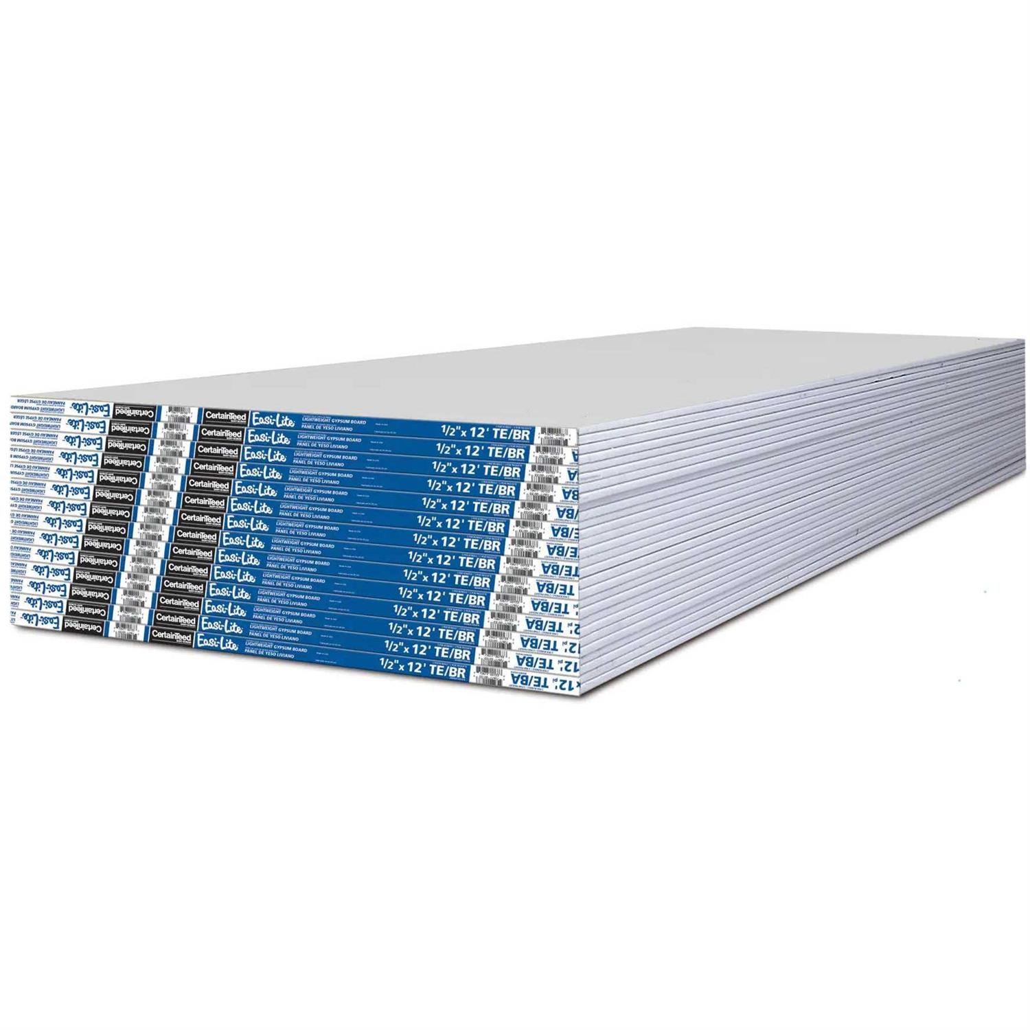 CertainTeed 1/2-in x 4-ft x Easi-Lite Regular Drywall Panel - Image 4