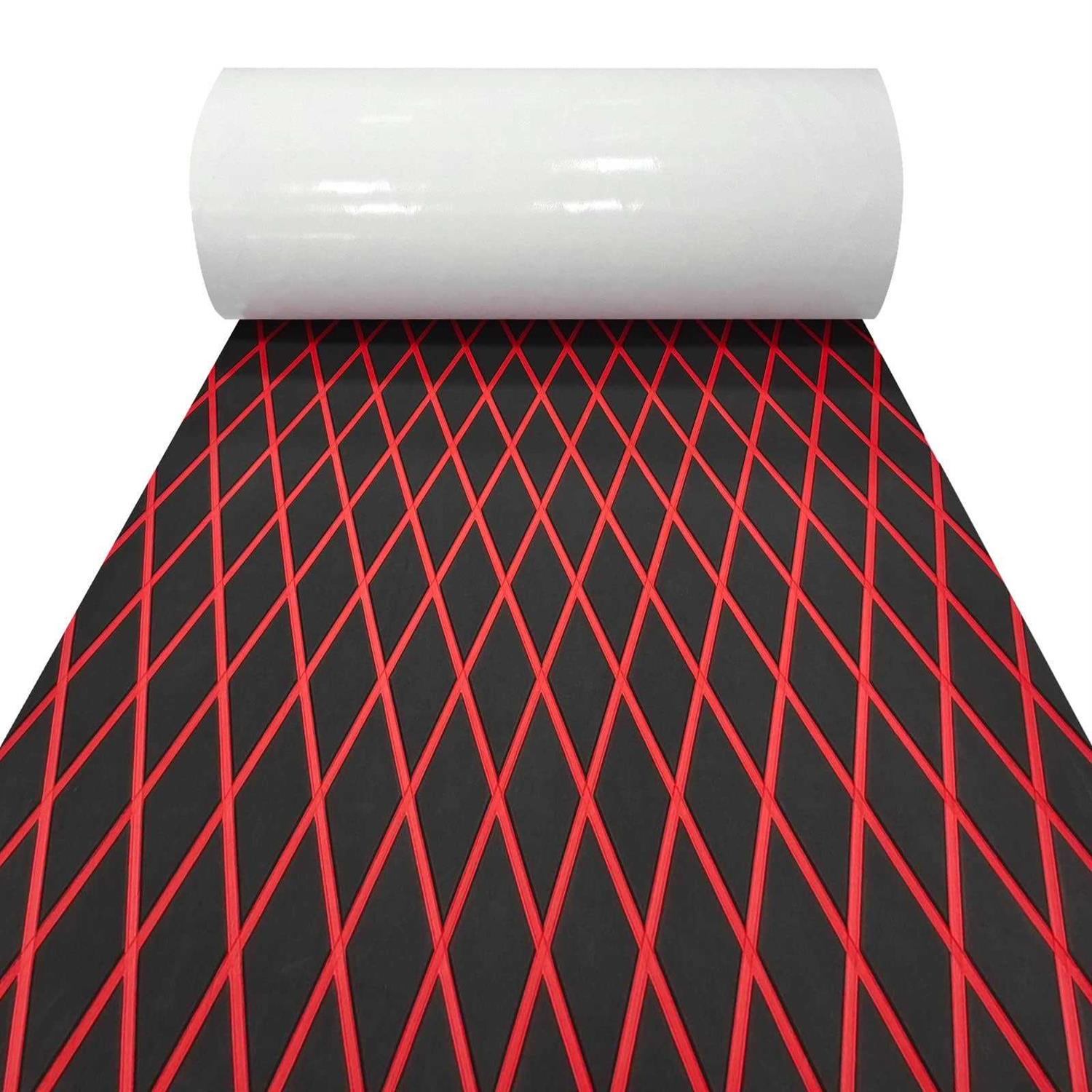 LSS laidi Boat Flooring Eva Foam Decking Marine Non-Slip Self-Adhesive Flooring for Motorboat Fishing Boat RV Yacht Kayak Swimming Pool 86.6X37.4