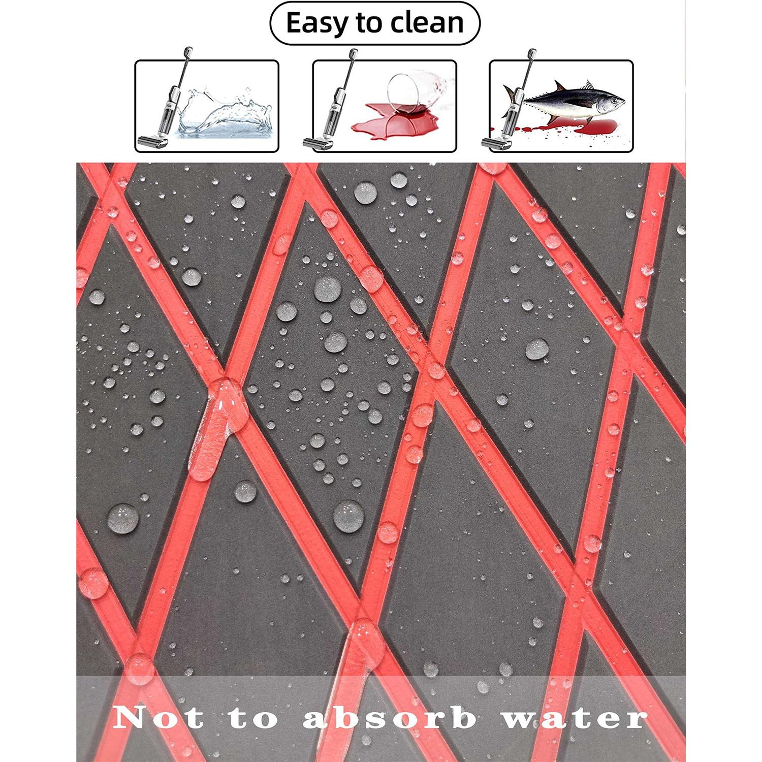 LSS laidi Boat Flooring Eva Foam Decking Marine Non-Slip Self-Adhesive Flooring for Motorboat Fishing Boat RV Yacht Kayak Swimming Pool 86.6X37.4 - Image 4