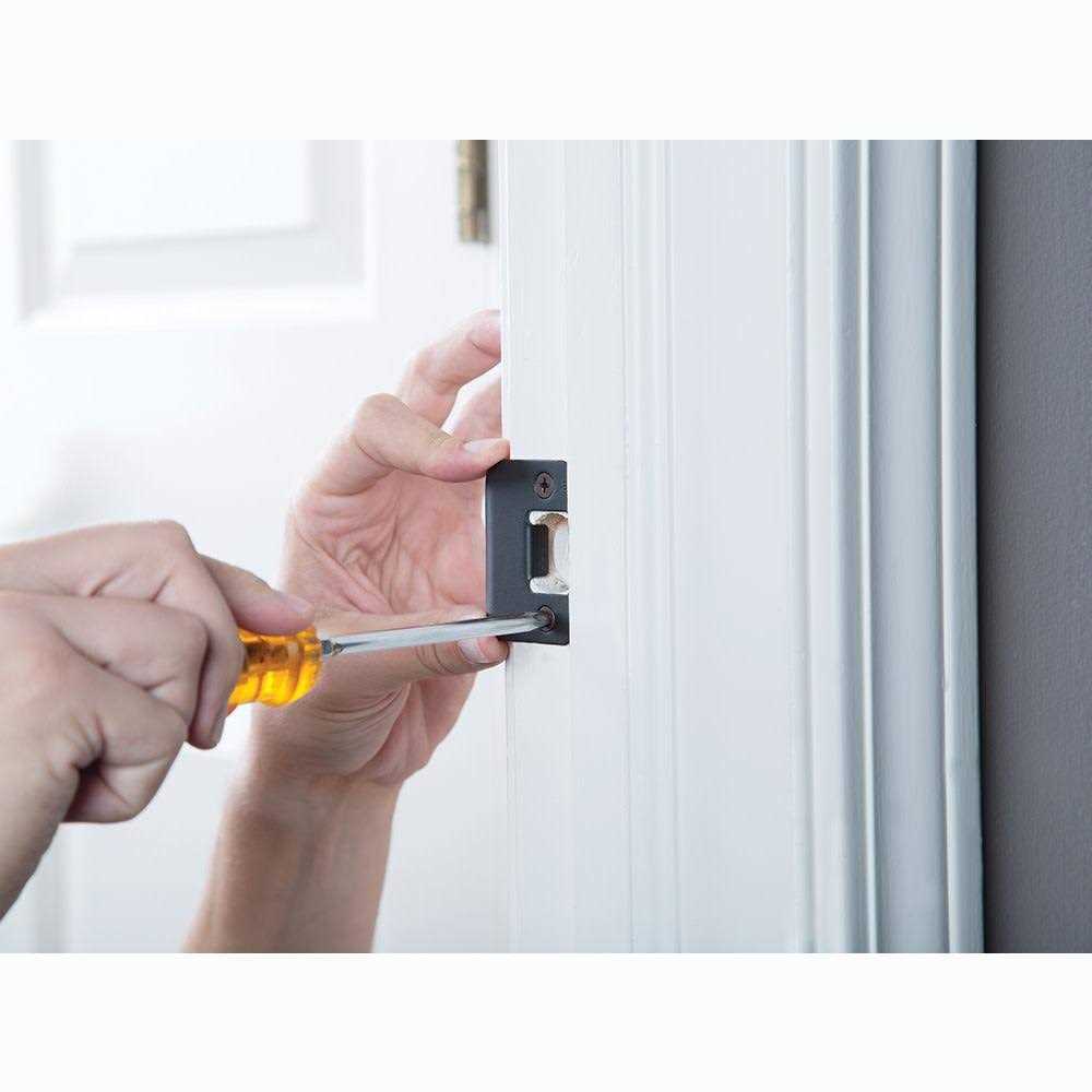 Schlage Plymouth Passage Door Knobset with Decorative Addison Trim F10PLY622ADD - Image 4