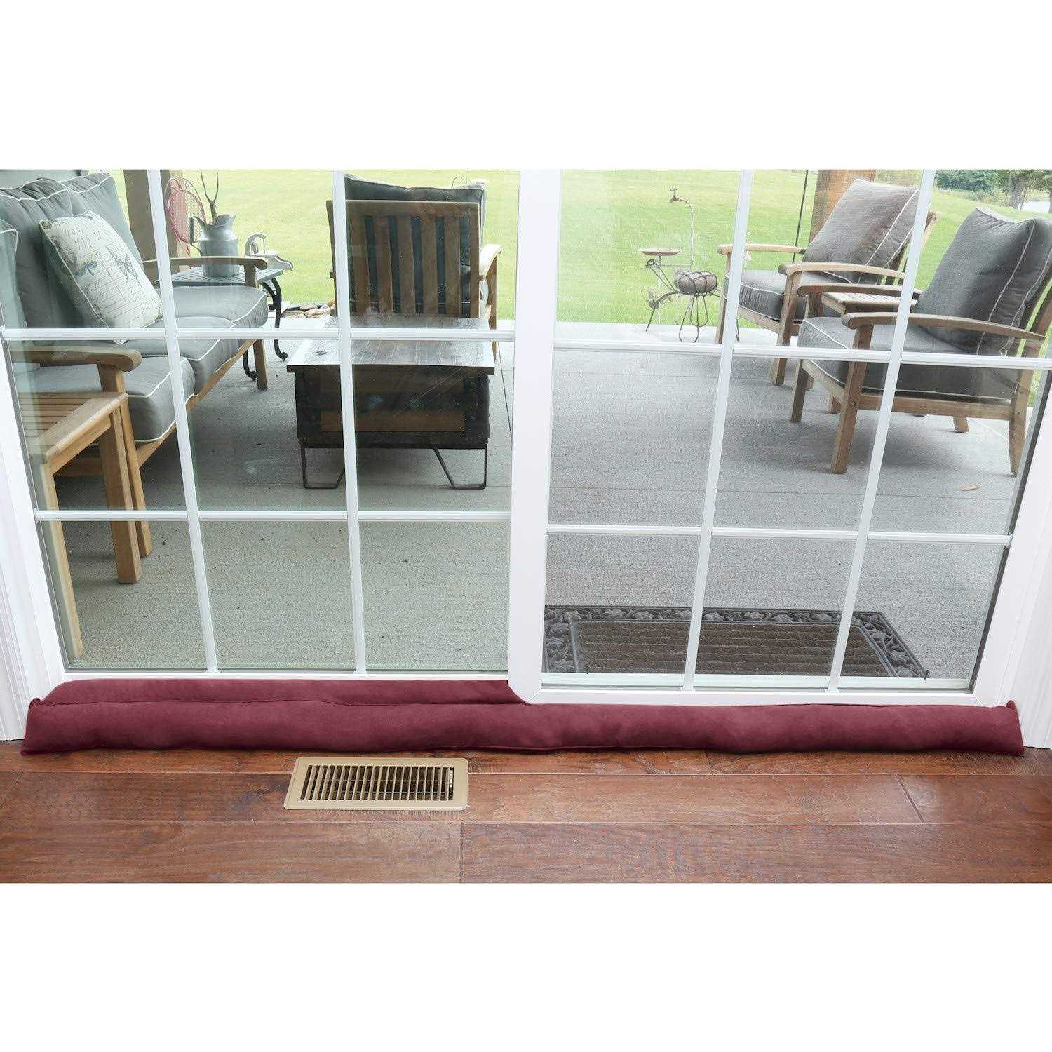 Home District Sliding Door Draft Dodger Weighted Patio Door Breeze - Image 3