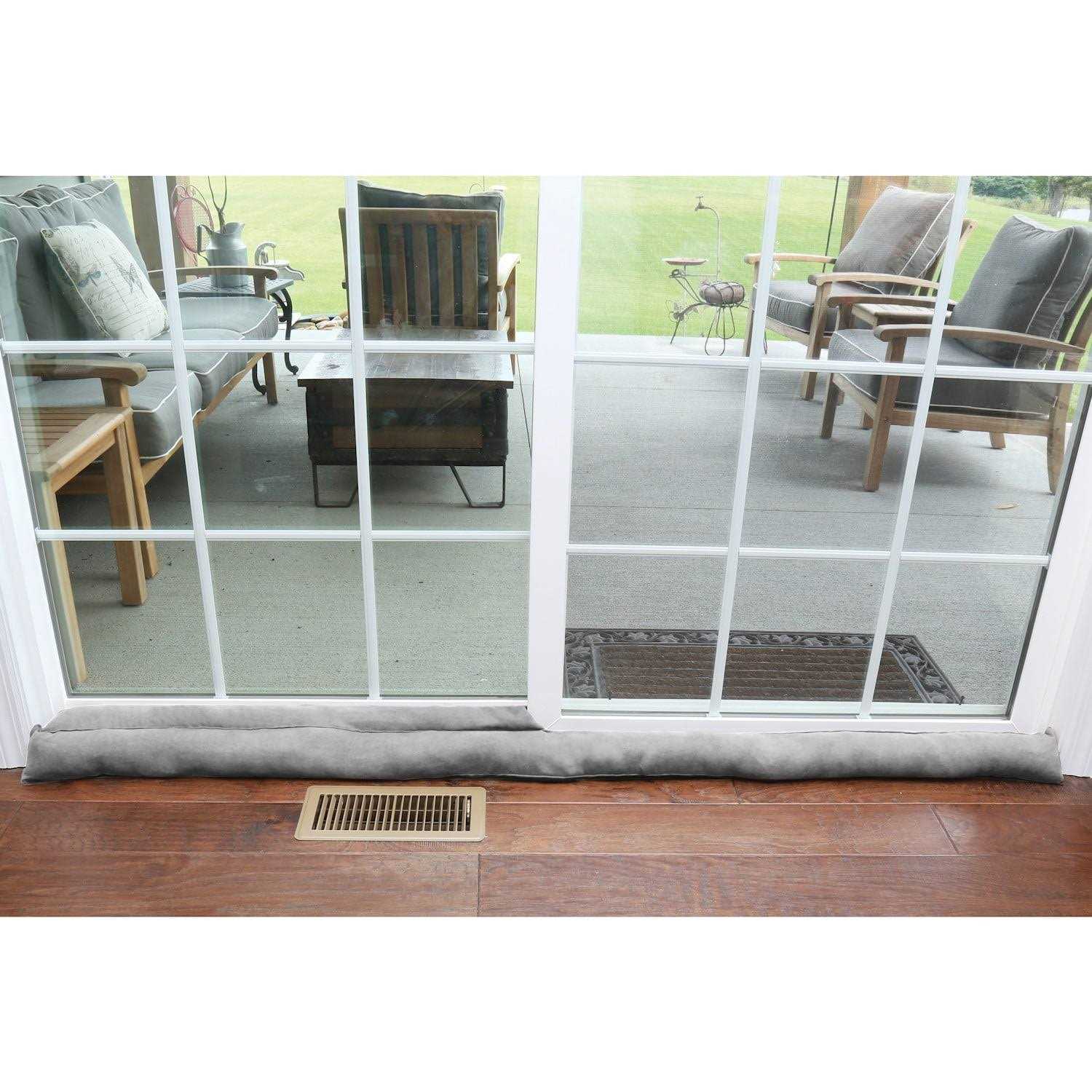 Home District Sliding Door Draft Dodger Weighted Patio Door Breeze - Image 4