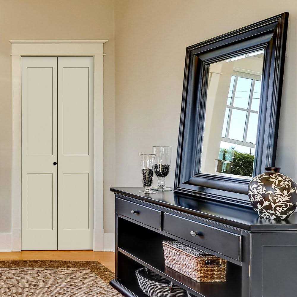 Primed 2 Panel Shaker Bi-Fold Door Trimlite - Image 3