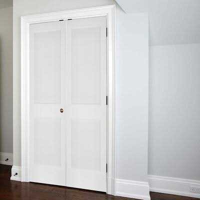 Primed 2 Panel Shaker Bi-Fold Door Trimlite - Image 5