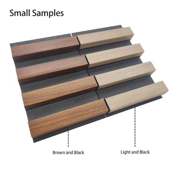 sunwings 6-Pieces 102 In. x 6.5 In. x 0.94 In. WPC 3D Wood Wall Paneling for Interior Wall Decor - Image 5