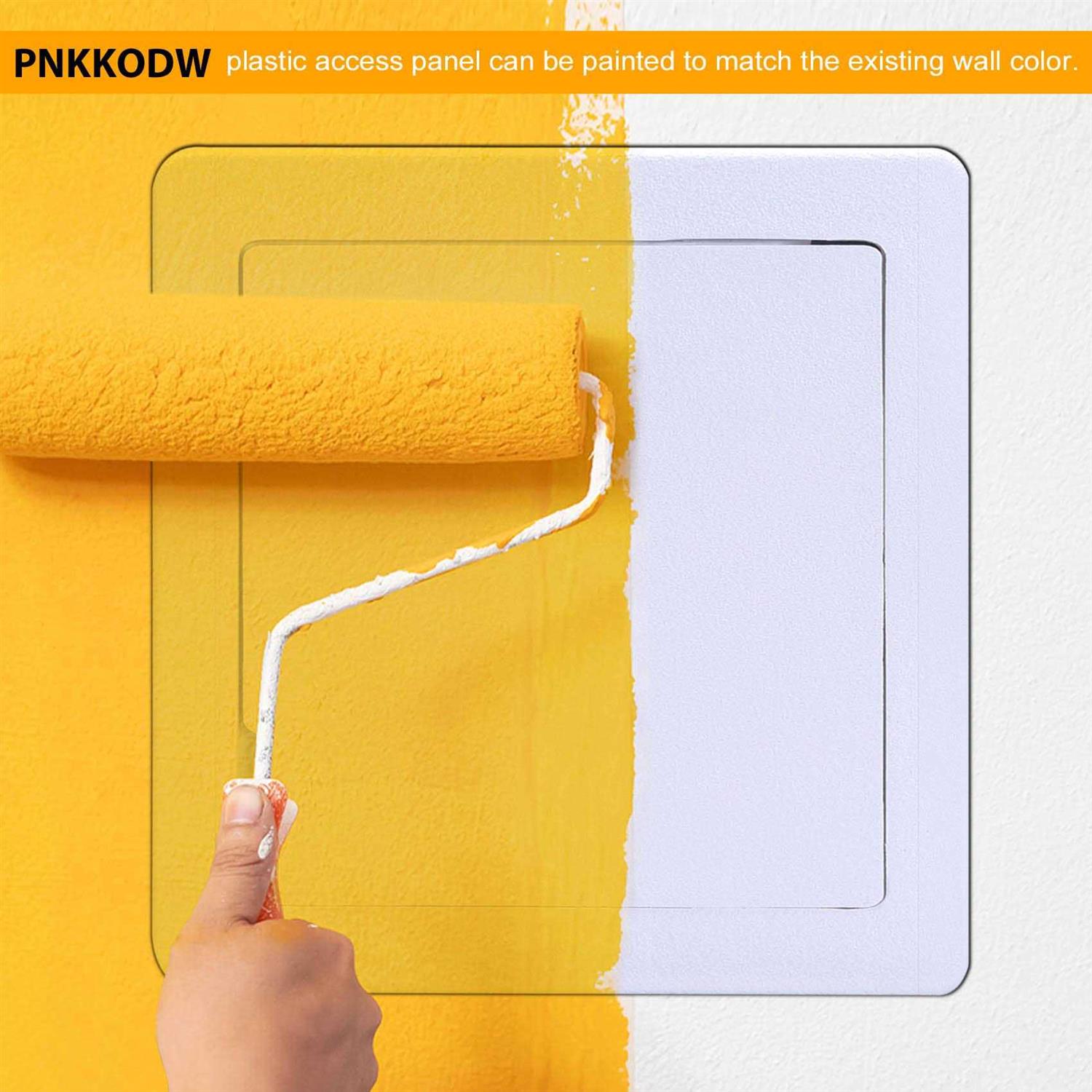 PNKKODW Plumbing Access Panel for Drywall Plastic Access Door Removable Wall Access Panel Ceiling Reinforced Hinged - Image 5