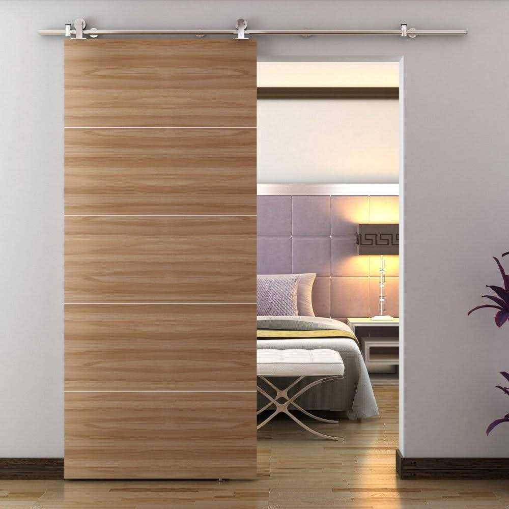 Stainless Glide Stainless Steel 78 Top Mount Sliding Door Hardware - Image 3