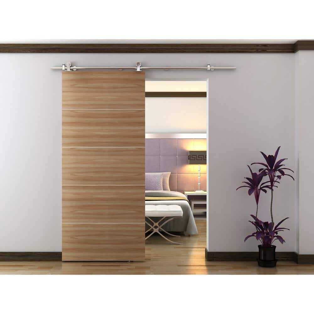 Stainless Glide Stainless Steel 78 Top Mount Sliding Door Hardware - Image 4