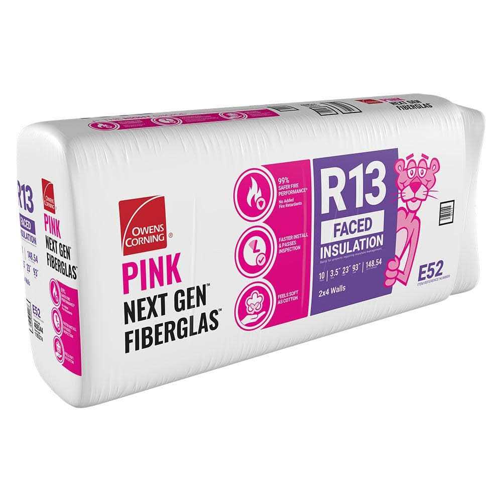 Owens Corning R-13 Fiberglass Insulation Batt 93