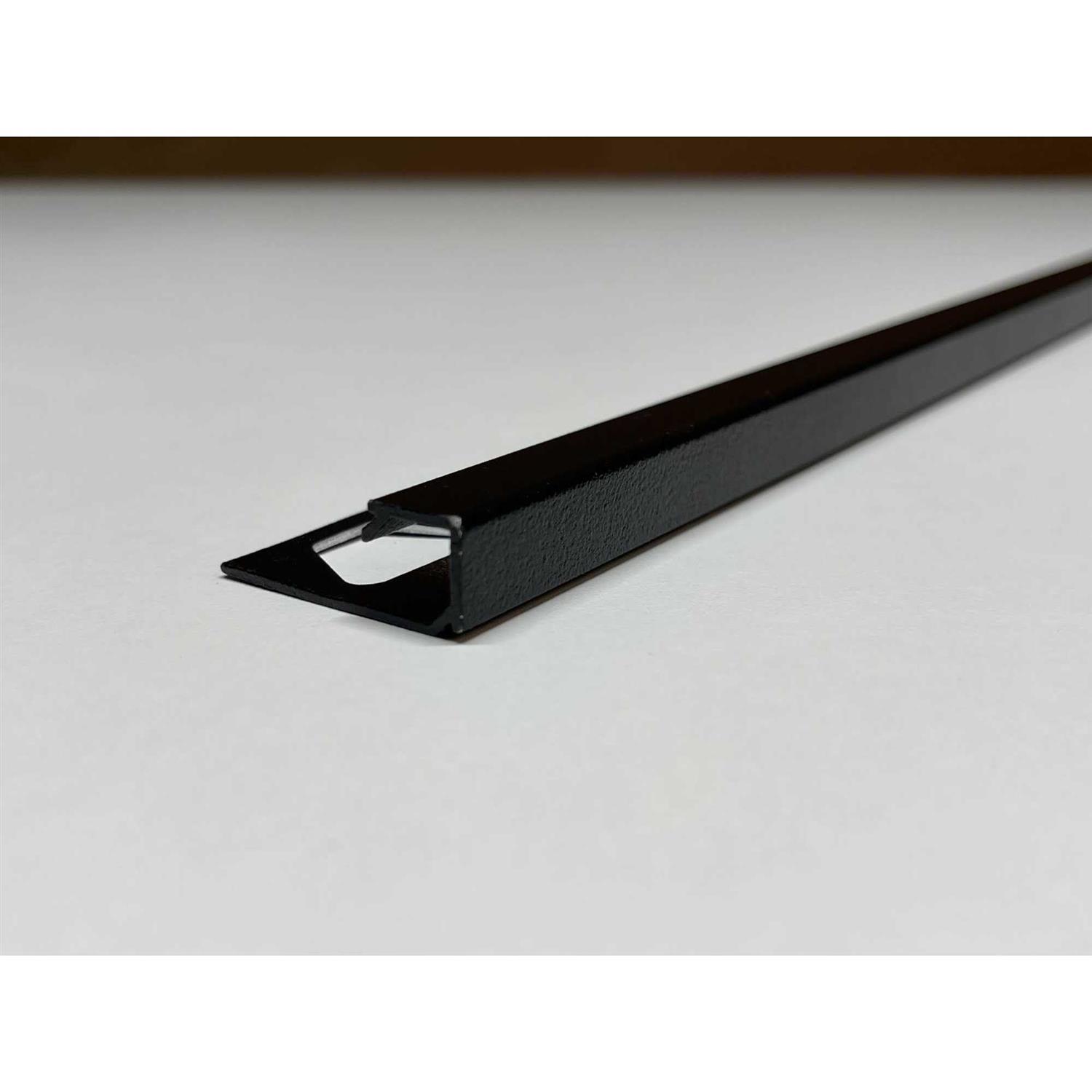Schluter Quadec Edge Trim 3/8 Aluminum Matte Black - Image 4