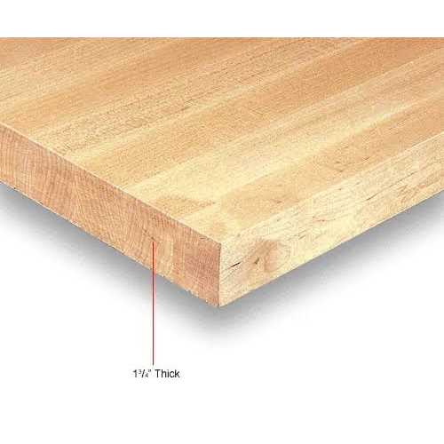 John Boos Maple Butcher Block Square Edge Workbench Top IST003-O - Image 5