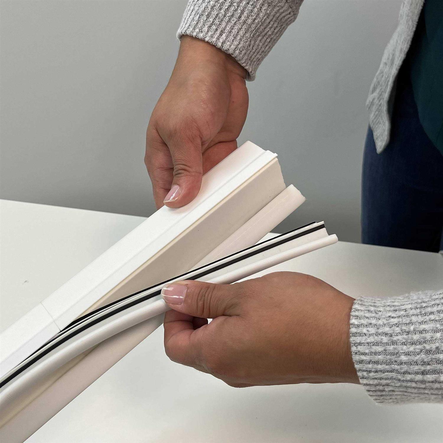 M-D Building Products Light & Sound Vinyl Door Bottom for Doors White - Image 5