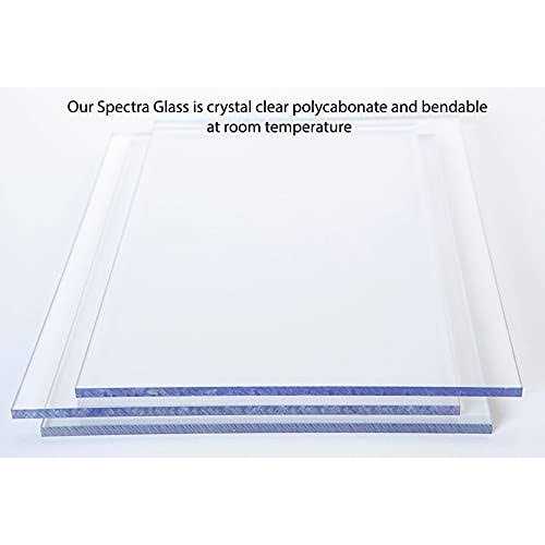 Spectra Glass Clear Polycarbonate Sheet with UV Coating. Lightweight and 200x Stronger Than Glass 1/8 inch - Image 3
