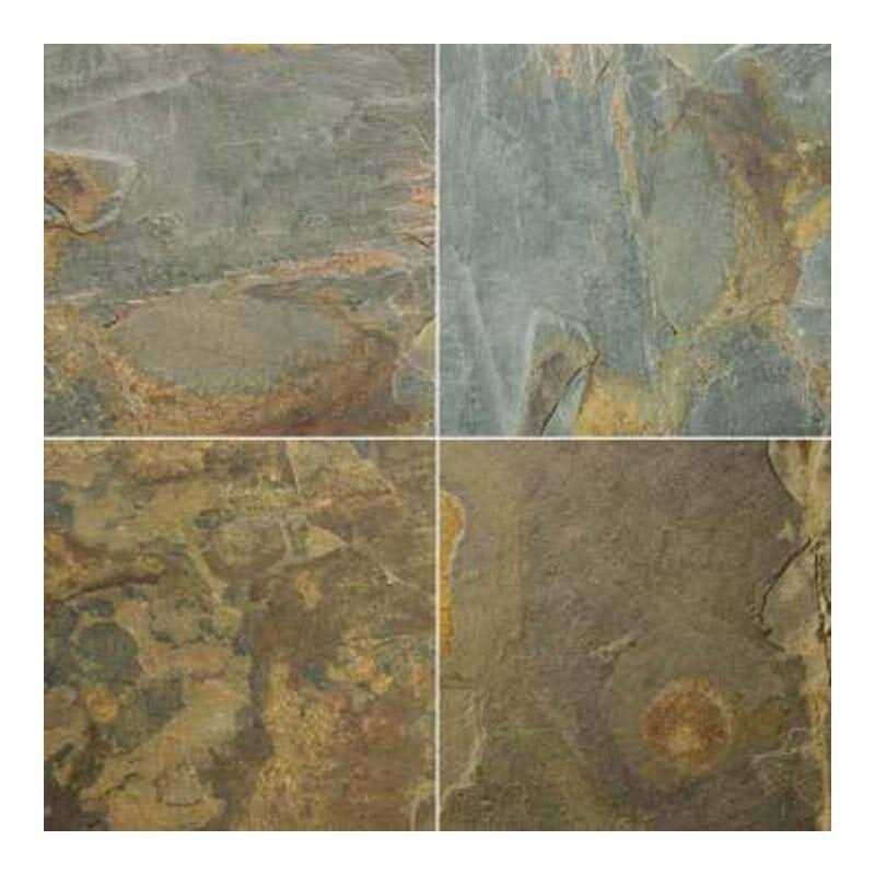 Emser Tile Slate Rustic Gold 15.87 in. x 15.87 in. Slate Floor and Wall Tile - Image 4