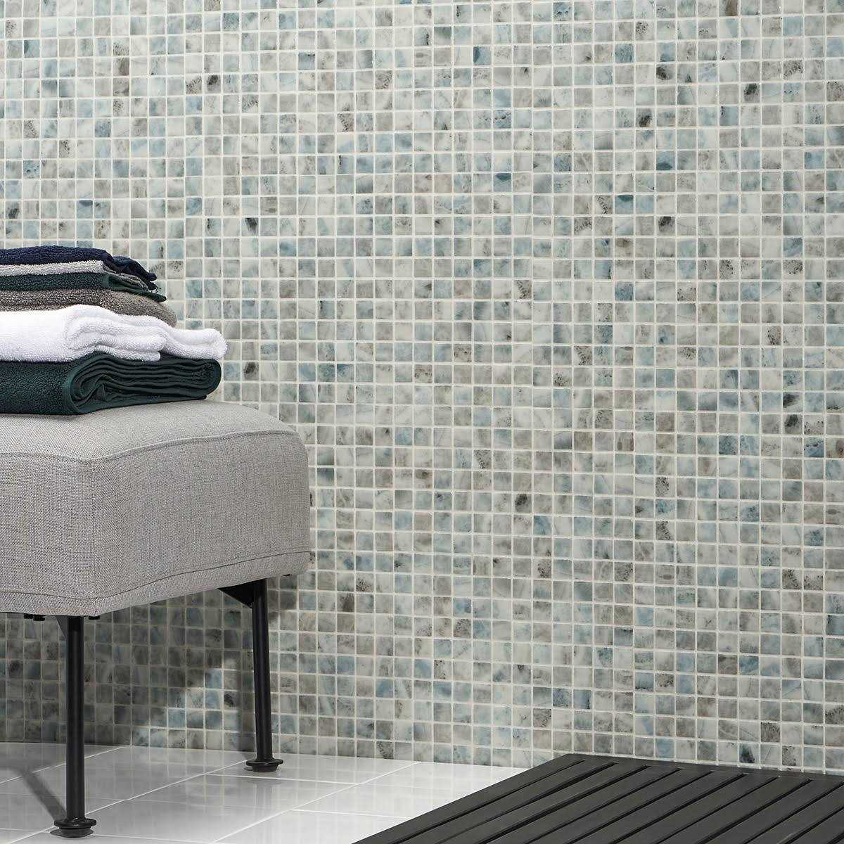 Rapids 1 x 1 Glass Grid Mosaic Wall & Floor Tile Ivy Hill Tile