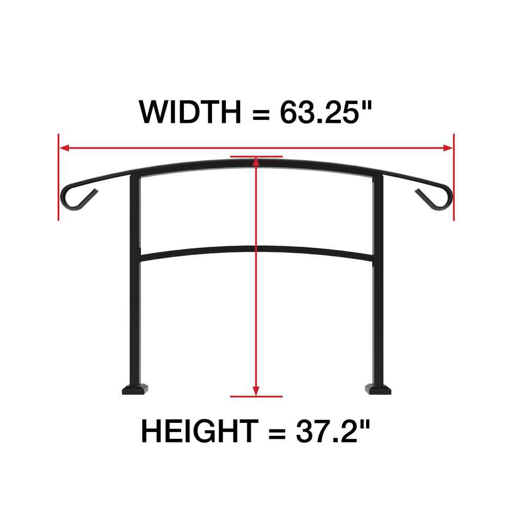 Barrette Outdoor Living HandiRail Aluminum Rail Kit - Image 4